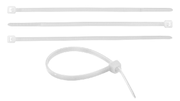 Abraçadeira De Nylon Branca 2,5x100mm