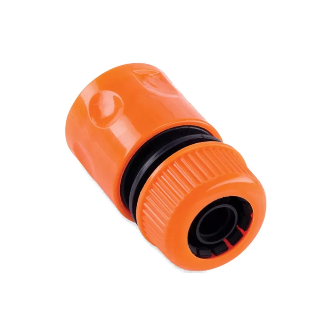 Engate Rápido para Mangueira 1/2 Preto e Laranja